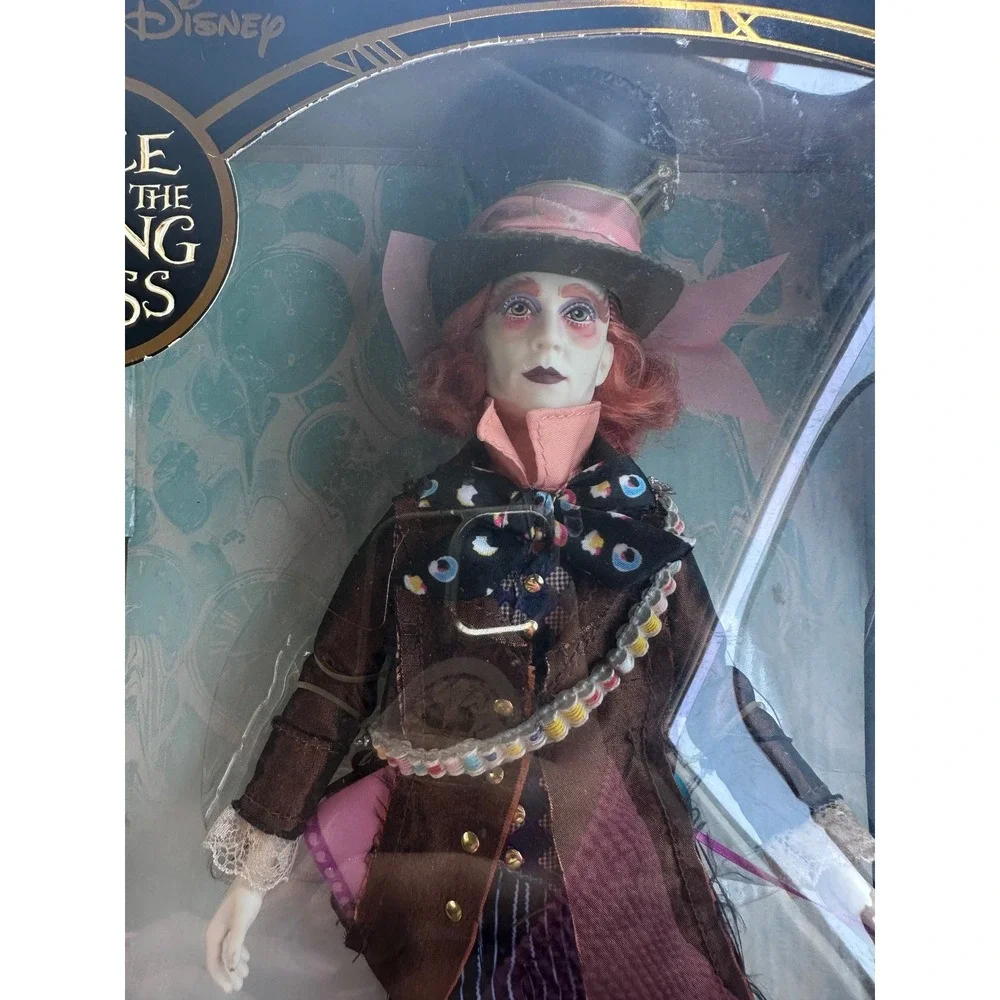 Disney Alice Through the Looking Glass Mad Hatter Doll Johnny Depp 2016 New Box